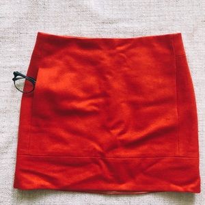 J Crew Wool Miniskirt